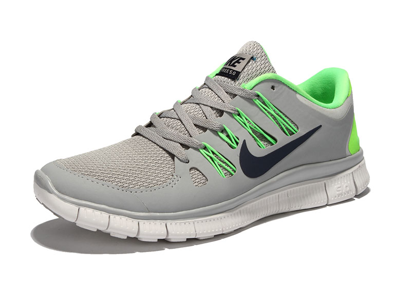 nouvelle Nike Free 5.0 plus les hommes gris vert noir (3)